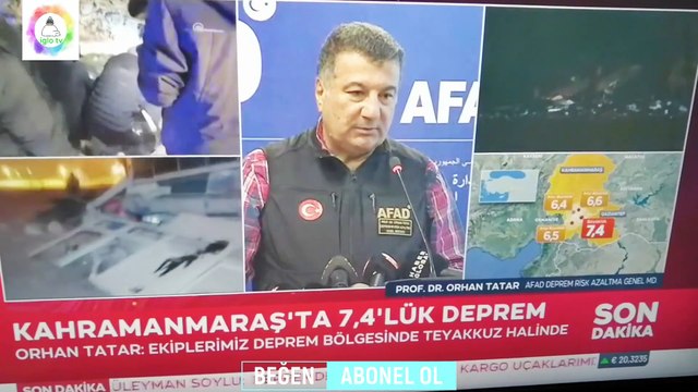 6 Şubat Kahramanmaraş Depremi İlk Haber