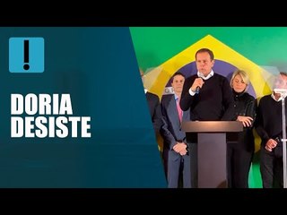 Urgente: Doria desiste de pré-candidatura à Presidência da República