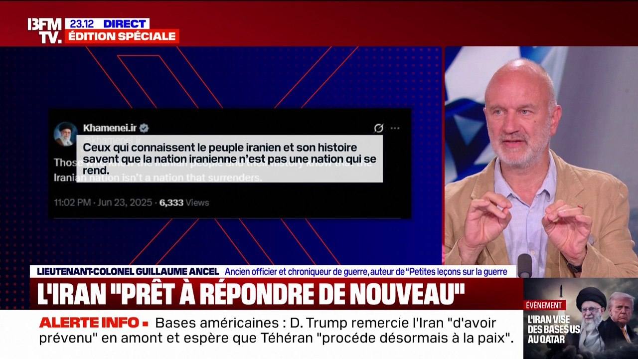 Bases américaines visées: l'Iran se tient "prêt à répondre de nouveau" en cas de nouvelle attaque américaine, déclare le chef de la diplomatie iranienne