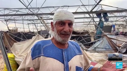 Ataque israelí en Gaza alcanzó un campamento de refugiados en el sur del enclave