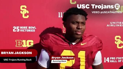 USC Trojans Running Back Bryan Jackson Discusses How Spring Camp Is Going At The Halfway Point