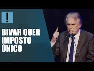 Em evento partidário, Bivar defende imposto único e pede voto de confiança