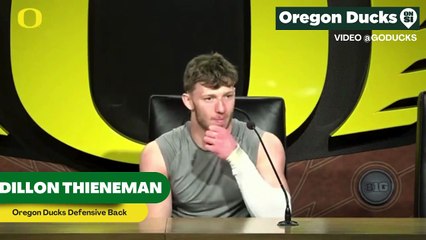 Oregon Ducks Defensive Back Dillon Thieneman Discusses His Early Impression Of the Ducks Quarterbacks
