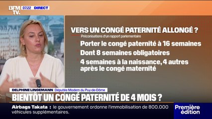 "Les papas ne sont pas assez associés à la paternité": un rapport parlementaire propose de porter le congé paternité à 4 mois