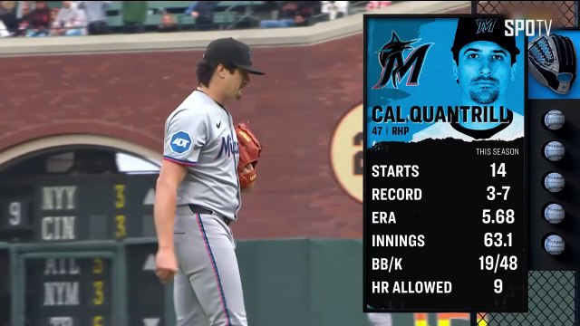 스포츠중계 빠른티비 [MLB] 마이애미 vs 샌프란시스코 하이라이트 2025.06.25 (수) 1045