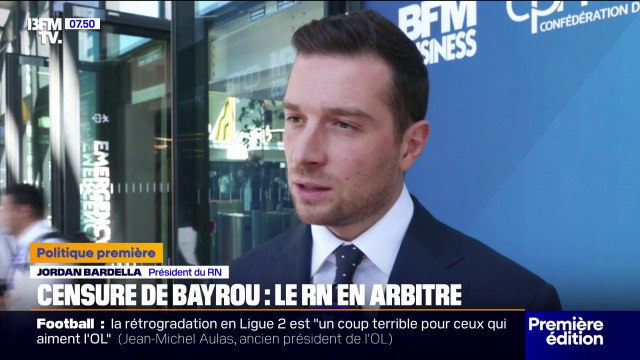ÉDITO - Censure: À partir du moment où François Bayrou ne bénéficie plus de l'assurance-vie des socialistes, c'est le RN qui a droit de vie et de mort sur son gouvernement