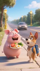 Orange Cat Takes Revenge for sad Corgi!