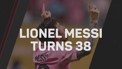 'Amongst the greatest sportsmen in history' - Lionel Messi turns 38