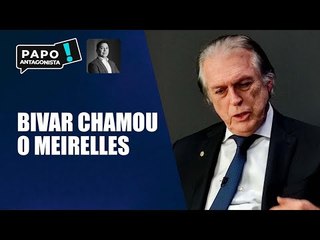 Luciano Bivar conversa com Henrique Meirelles para programa econômico