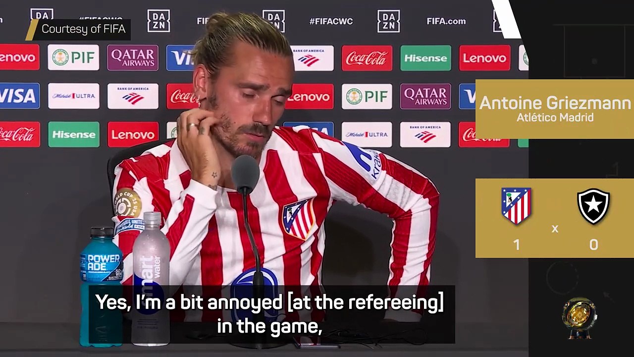Atletico's Club World Cup elimination not because of referees - Griezmann