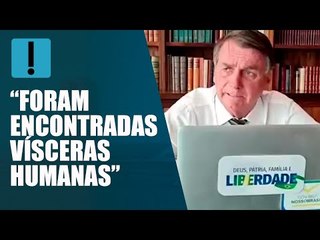 "Indícios levam a crer que fizeram maldade com eles" diz Bolsonaro, sobre desaparecidos