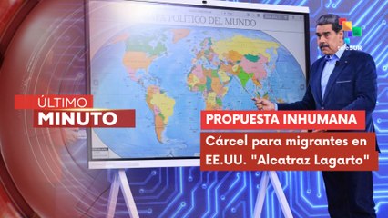 Pdte. Maduro rechazó la propuesta de "Alcatraz Lagarto" cárcel inhumana para migrantes