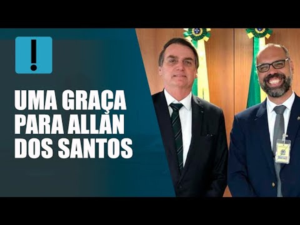 Bolsonaro diz que "estudará" graça a Allan dos Santos