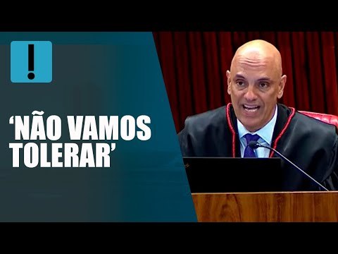 Eleitor não merece discurso de ódio , diz Moraes ao assumir TSE