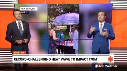 Record-challenging heat grips the Northeast