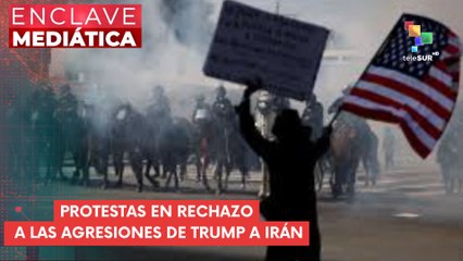 Protestas en rechazo a las agresiones de Trump contra Irán ENCLAVE MEDIÁTICA 23-06-2025