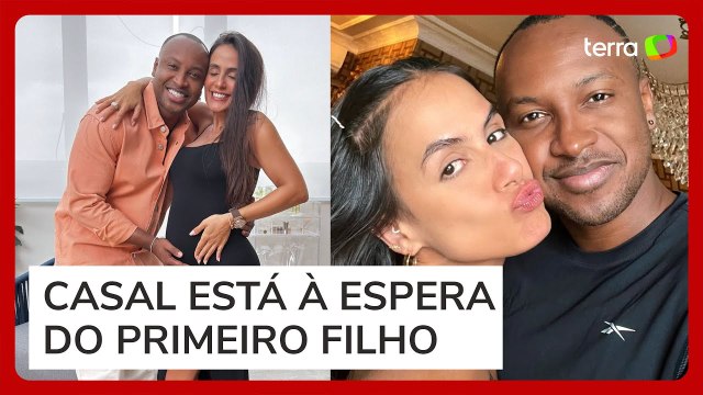 Thiaguinho se surpreende com tamanho da barriga de Carol Peixinho após 3 semanas longe