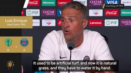 Enrique questions Seattle pitch quality at Club World Cup