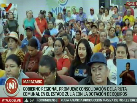 Gobierno Bolivariano dotó de equipos tecnológicos a los circuitos comunales del estado Zulia