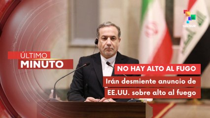 Irán desmintió supuesto alto al fuego anunciado por EE.UU.