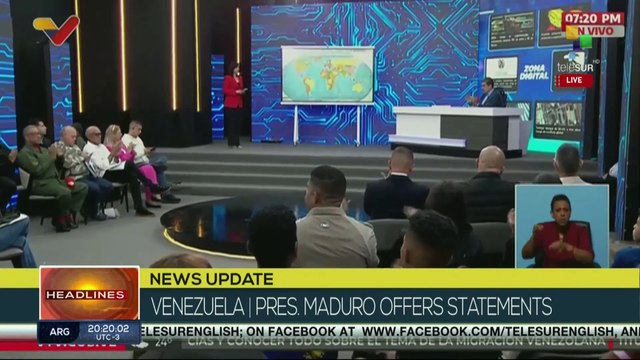 President of Venezuela hosts his program “Con Maduro +”