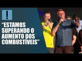 Bolsonaro: “Estamos superando o aumento dos combustíveis”