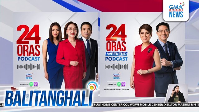 24 Oras at 24 Oras Weekend, mapakikinggan na sa Spotify at Apple Podcasts | Balitanghali