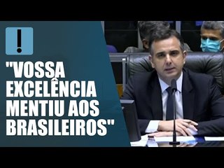 Alessandro Vieira e Rodrigo Pacheco trocam farpas durante votação da LDO