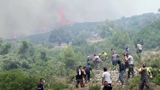 Villagers flee as wildfires rage for second day on Greece's Chios