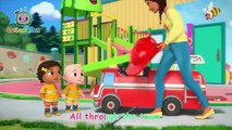 Wheels on the Fire Truck Song _ CoComelon Nursery Rhymes & Kids Songs