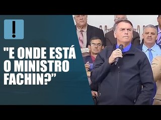 Bolsonaro volta a atacar Fachin em Juiz de Fora