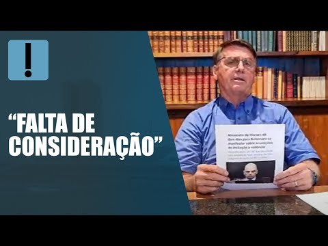 Jair Bolsonaro classifica como “covardia” pedido de manifestação de Moraes sobre discurso de ódio