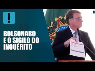 Jair Bolsonaro volta a questionar investigação aberta por Barroso por divulgação de inquérito