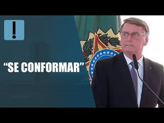 "Quem ganhar as eleições, o outro lado tem que aceitar o resultado", diz Bolsonaro