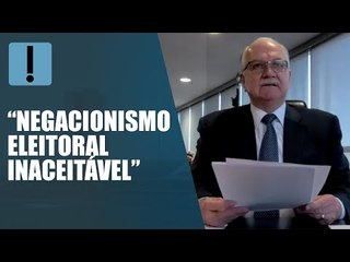 Para Edson Fachin, é hora de “dizer um basta”.