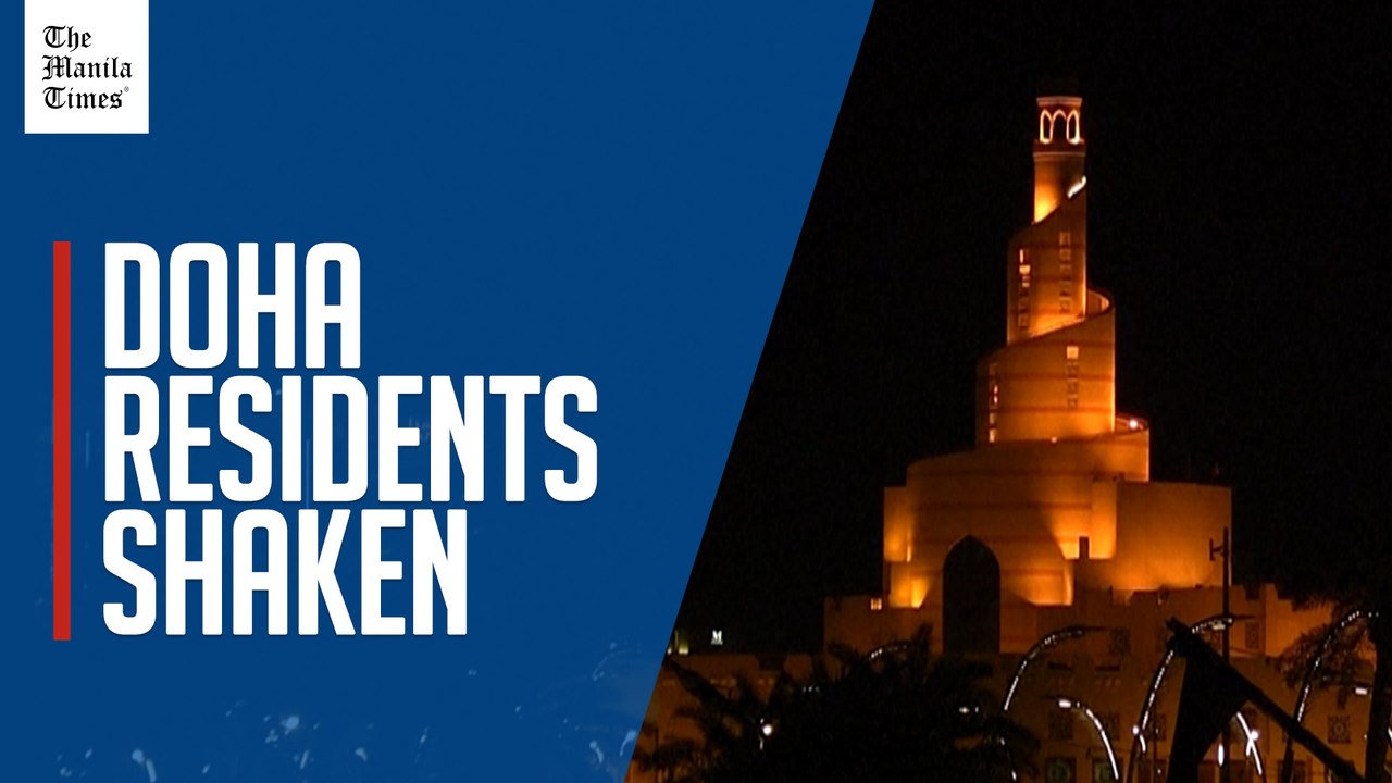 People in Doha react to Iran's attack on a US base in Qatar