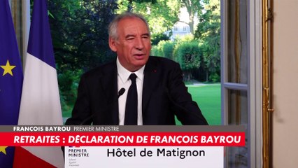 Le Premier ministre François Bayrou confirme l’échec du conclave sur les retraites