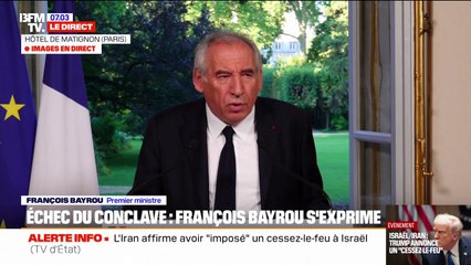 Échec du conclave sur les retraites: "Dans la dernière ligne droite, on est arrivé très près d'un accord historique", affirme François Bayrou