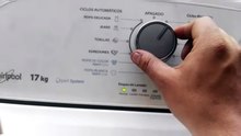 como resetear o calibrar lavadora Whirlpool.
