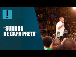 "Surdos de capa preta": Bolsonaro ataca ministros do STF e convoca protestos para 7 de Setembro