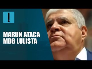 Lulistas do MDB querem "disputar o segundo turno antes do primeiro", diz Marun, em defesa a Tebet
