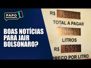 Gasolina e inflação caindo, leve alta no PIB e 2 milhões no Auxílio Brasil: boas notícias para Jair?