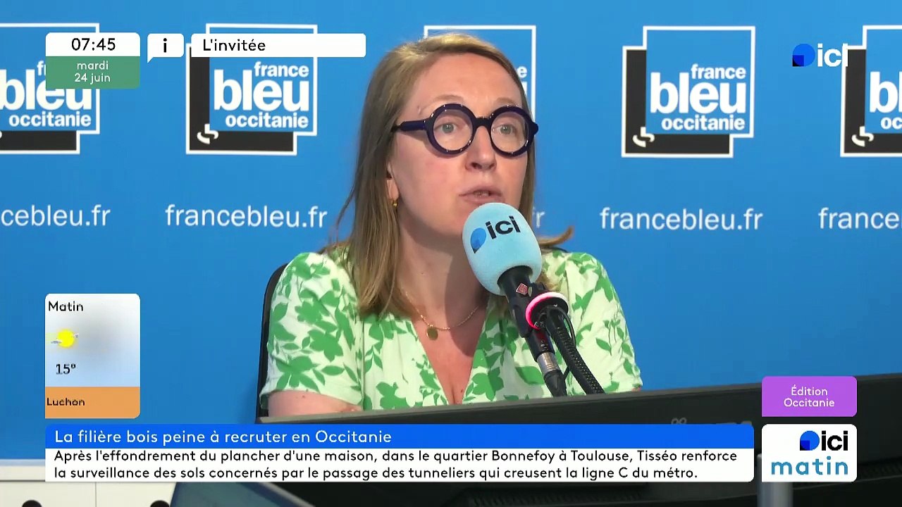Nathalie Valade-Moreau, la présidente de l'Association des entrepreneurs de travaux forestiers d'Occitanie