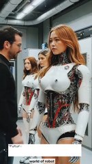 "Future is Here! 🤖 Realistic Robots in Action #RobotTechnology #AIWorld #FutureMachines #TechShorts"