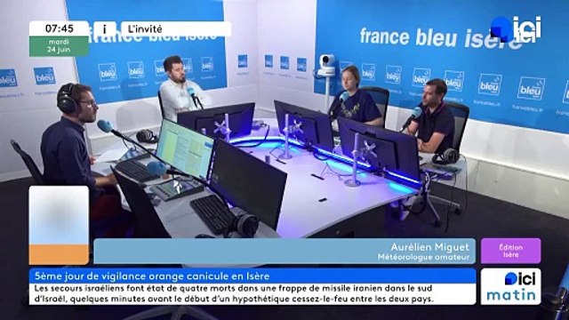 Climatosceptiques : On nous accuse d'exagérer, de faire peur aux gens témoigne le météorologue Isérois Aurélien Miguet
