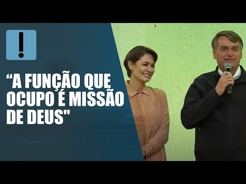 A evangélicos, Bolsonaro diz que função que ocupa é missão de Deus