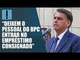 Jair Bolsonaro pede a banqueiros que liberem empréstimos a beneficiários do Auxílio Brasil