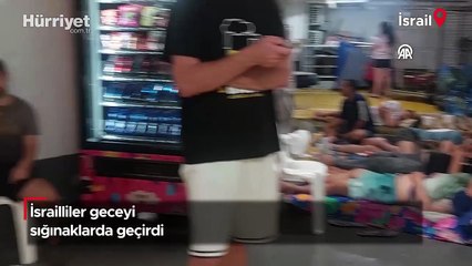 İsrailliler geceyi sığınaklarda geçirdi