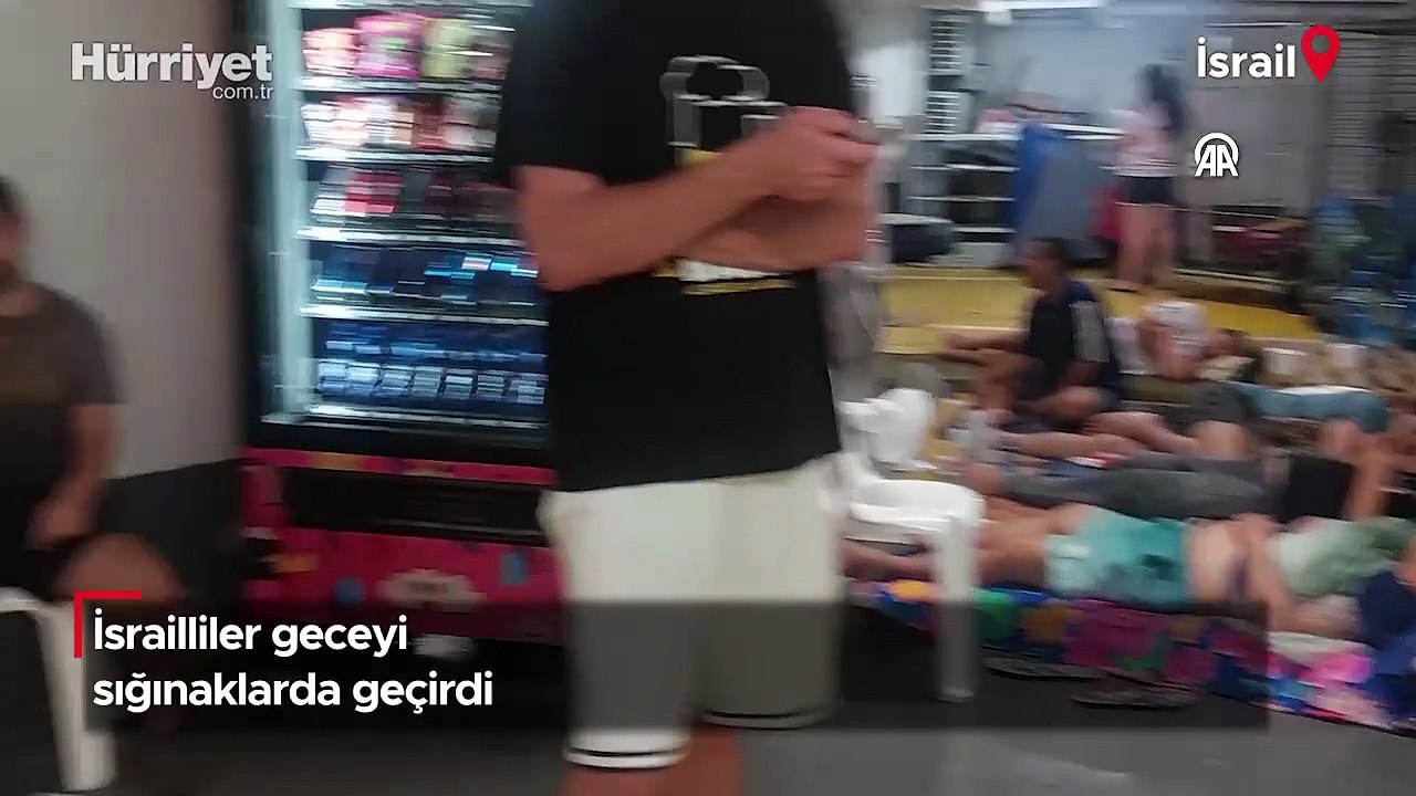 İsrailliler geceyi sığınaklarda geçirdi
