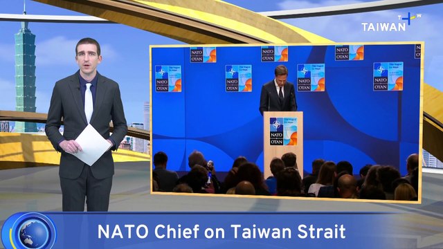 NATO Chief: Beijing Military Buildup Risks Conflict in Taiwan Strait